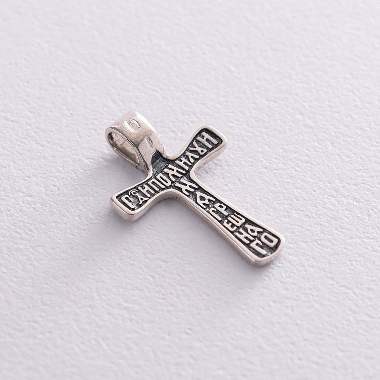 Православний срібний хрест 133088 від ювелірного магазину Онікс - 1