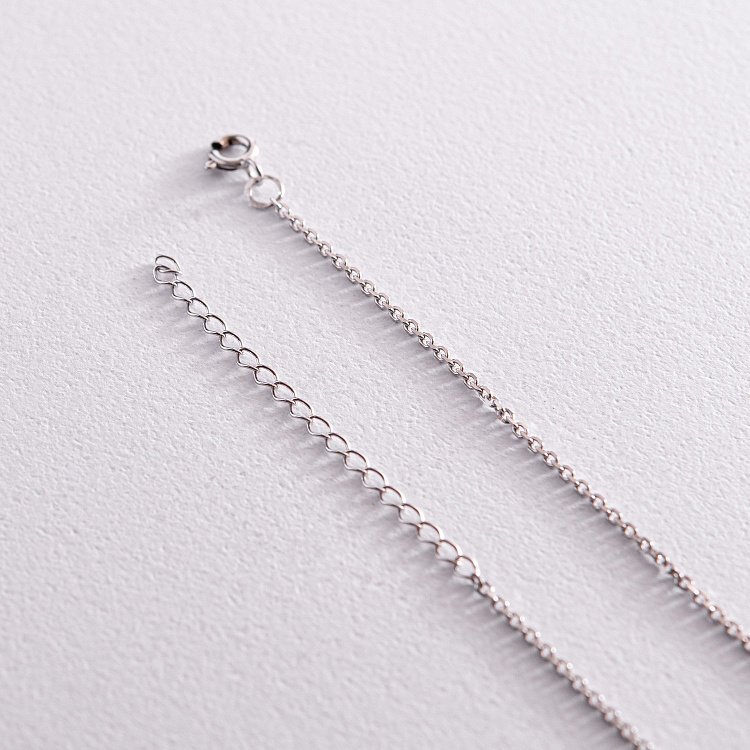 Кольє "Шпилька" у білому золоті кол02252 від ювелірного магазину Онікс - 17