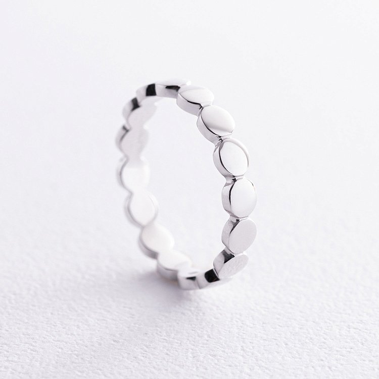 Кольцо "Керри" в белом золоте к07577 от ювелирного магазина Оникс - 4