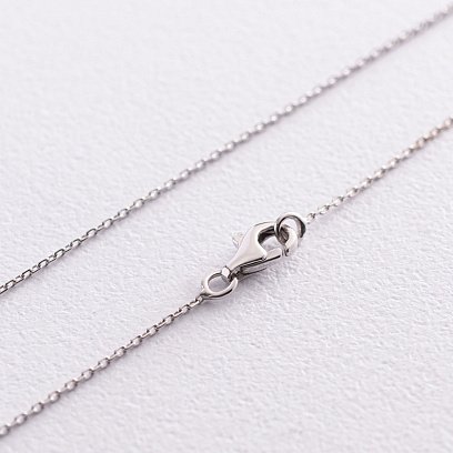 Золоте кольє "Кругообіг" (чорні діаманти) 1.2 см колб0063di №8