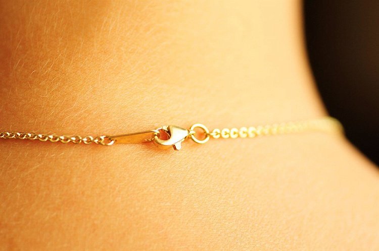 Золотое колье "Шарики" кол00575 от ювелирного магазина Оникс - 5