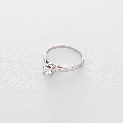 Золотое помолвочное кольцо (циркон Swarovski) к06296