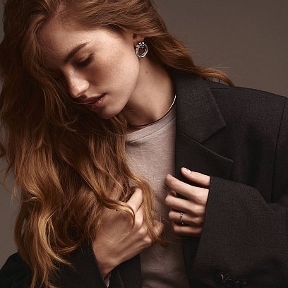 Каблучка "Mona" у сріблі 7036 №10