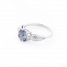 Серебряное кольцо с фианитами 112018 от ювелирного магазина Оникс - 1