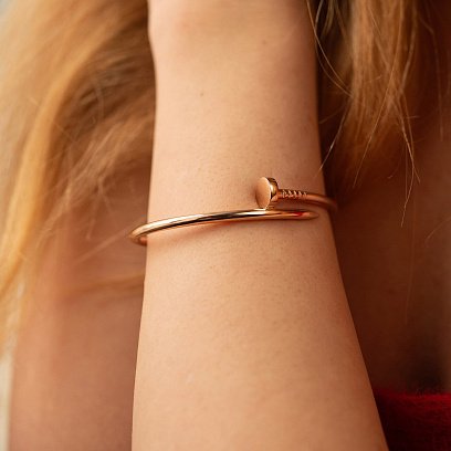 Золотий браслет "Цвях" б05467 №4