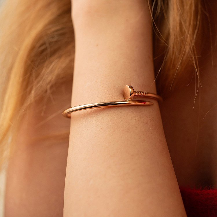 Золотий браслет "Цвях" б05467 від ювелірного магазину Онікс - 3