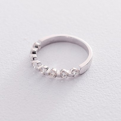 Золота каблучка з діамантами кб0284cha №4