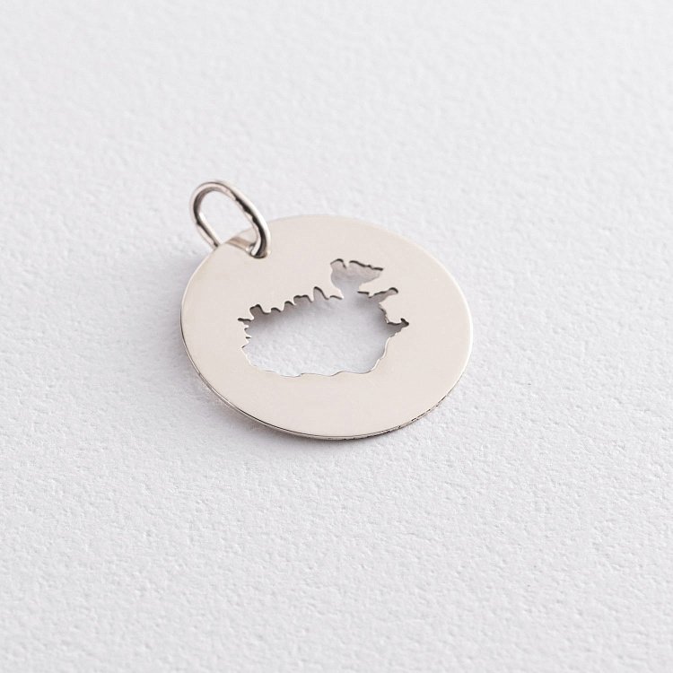 Парні срібні кулони "Важливе місце" 132724dva від ювелірного магазину Онікс - 2