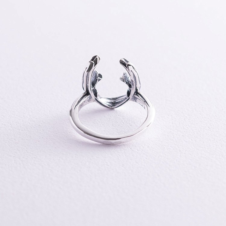 Серебряное кольцо "Оленьи рога" 112535 от ювелирного магазина Оникс - 2