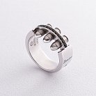Мужское кольцо с черной шпинелью "Пули" Zancan EXA077 от ювелирного магазина Оникс - 2