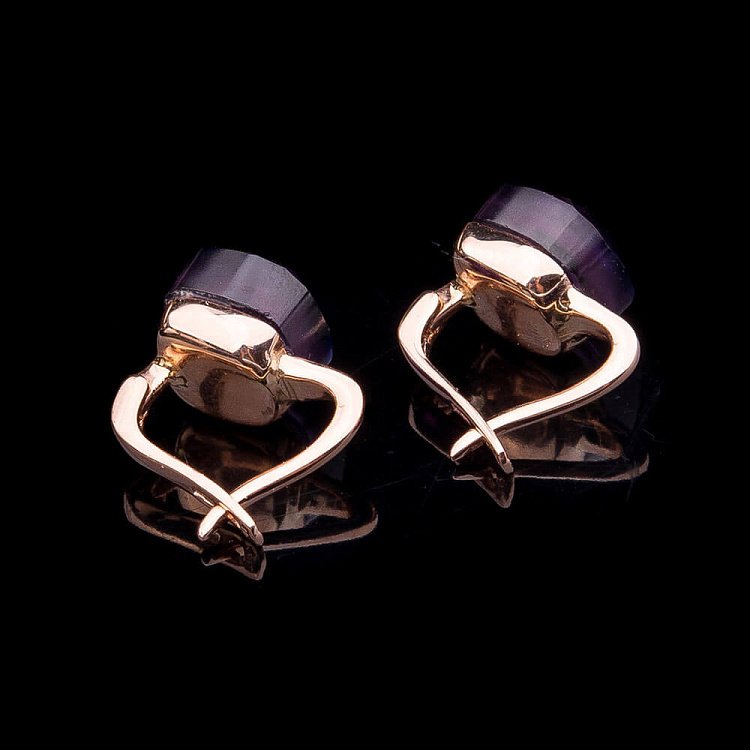 Золоті сережки з фіанітом с03949 від ювелірного магазину Онікс - 1