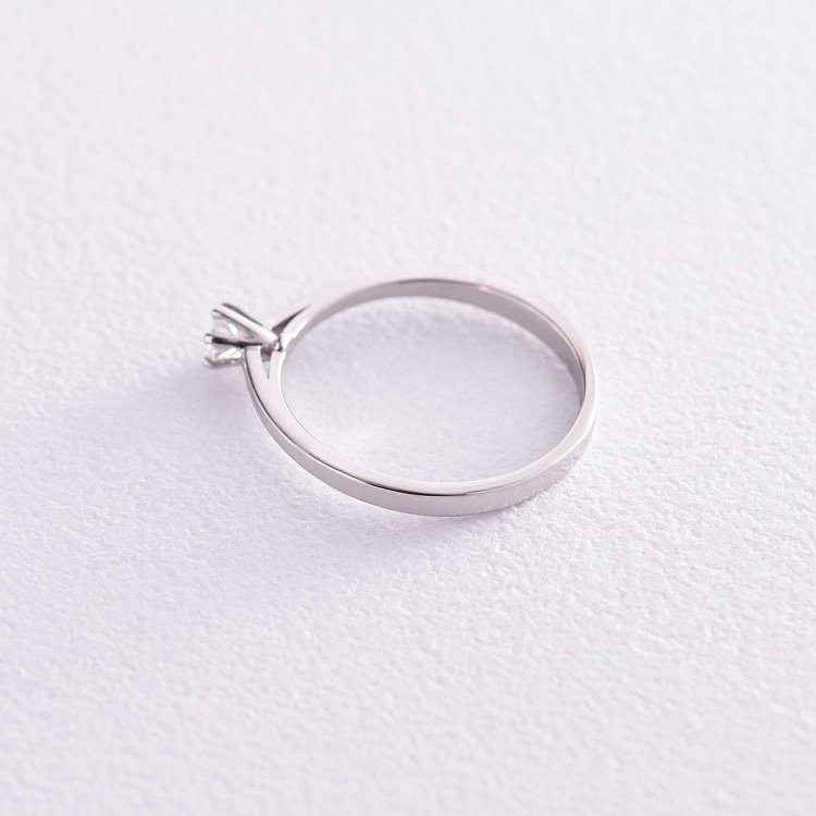 Помолвочное золотое кольцо с бриллиантом кб0411 от ювелирного магазина Оникс - 4