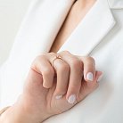 Золотое помолвочное кольцо с бриллиантом кб0235 от ювелирного магазина Оникс - 1