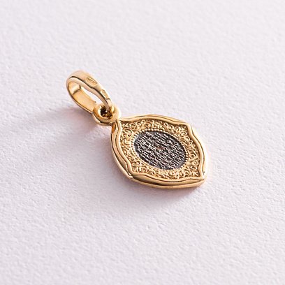 Срібна ладанка "Зразок Божої Матері "Знамення" 132966 №2