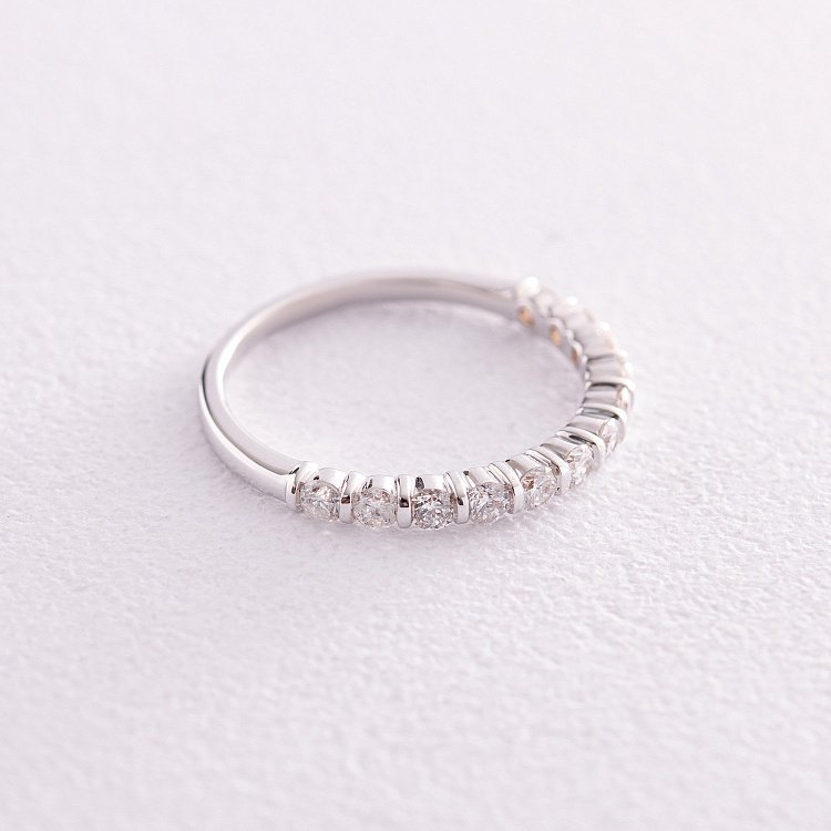 ?Золота каблучка з доріжкою каменів (діаманти) кб0459ca від ювелірного магазину Онікс - 2