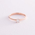 Помолвочное золотое кольцо с бриллиантом 227792421 от ювелирного магазина Оникс - 2