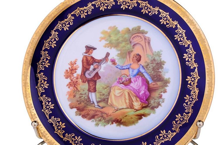 Тарелка Goudeville Limoges тар3 от ювелирного магазина Оникс - 1