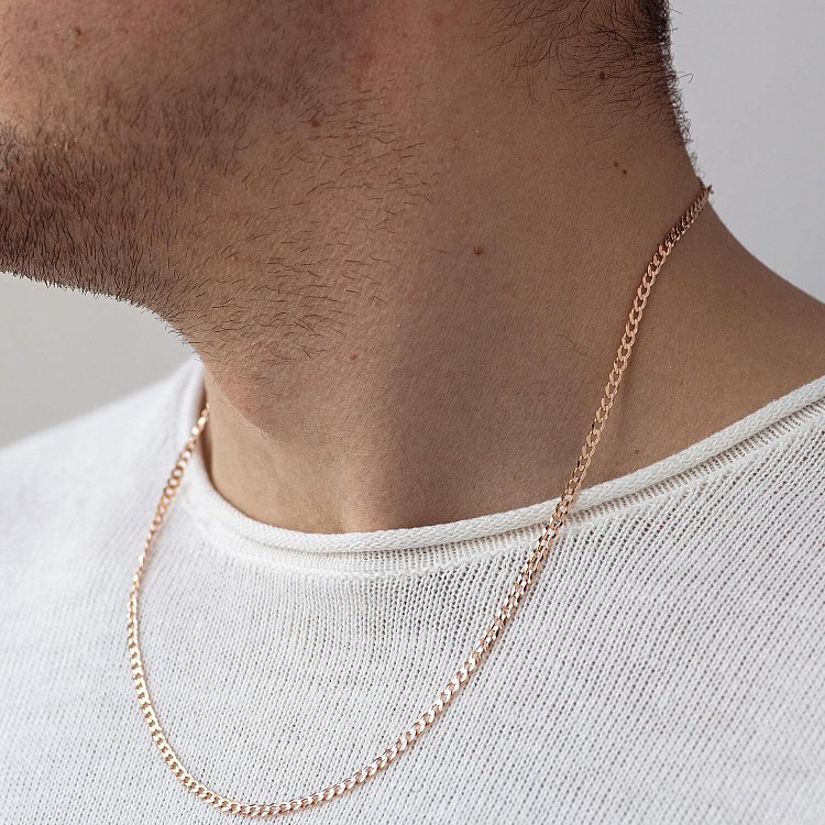 Золотий ланцюжок плетіння панцирне (3.5 мм) ц00191-3,5 від ювелірного магазину Онікс - 3