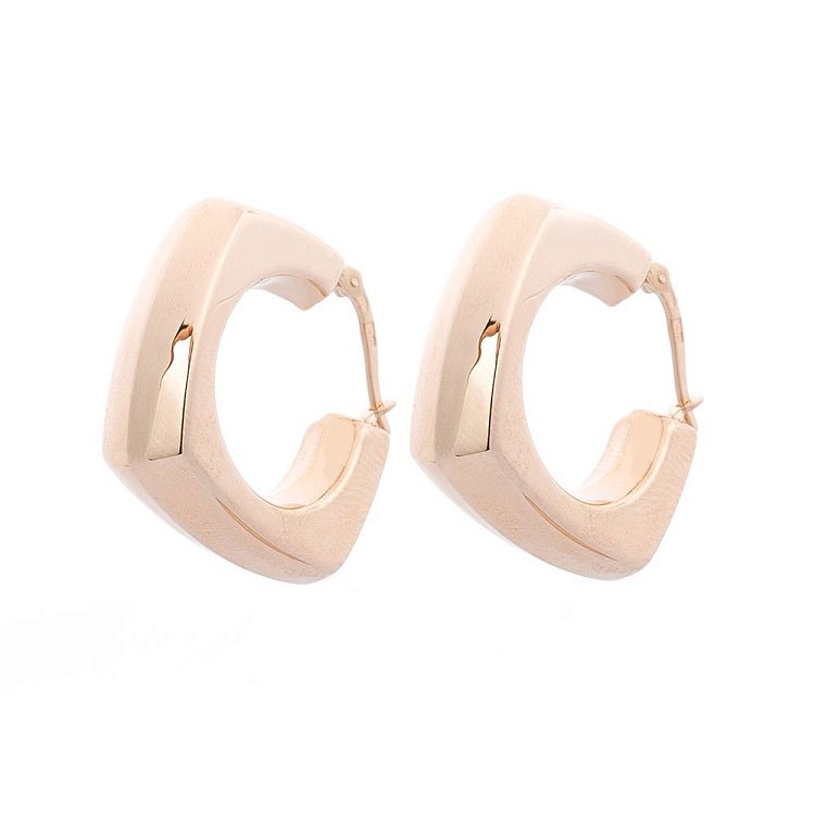 Золоті сережки на англійській застібці с05459 від ювелірного магазину Онікс