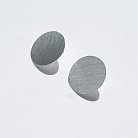 Серебряные серьги "Большие кометы" матовые 122493 от ювелирного магазина Оникс - 12