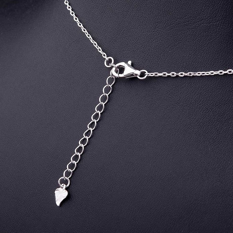 Серебряное колье с фианитами 18286 - 2 Серебряное колье с фианитами 18286 от ювелирного магазина Оникс - 2