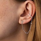 Асиметричні золоті сережки (діаманти) сб0492cha от ювелирного магазина Оникс