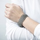 Ажурний срібний браслет 14070 от ювелирного магазина Оникс