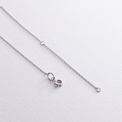 Золоте кольє "Конюшина" з діамантами 734341122 №5