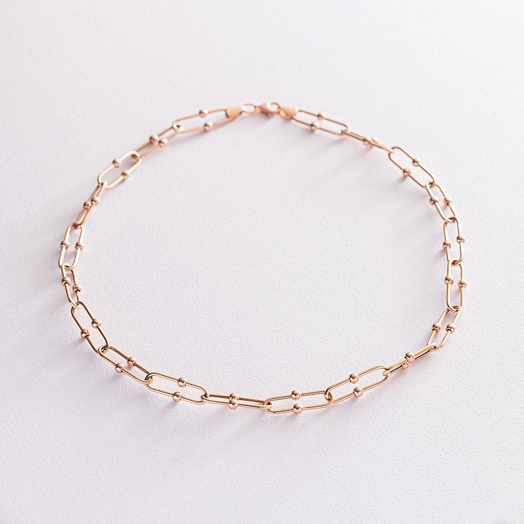 Колье "Фантазия" в красном золоте кол01915 от ювелирного магазина Оникс