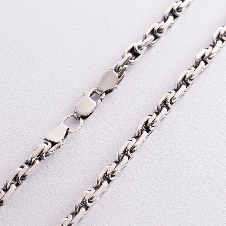 Мужская серебряная цепочка 15153 от ювелирного магазина Оникс - 5