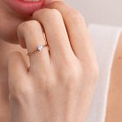 Помолвочное золотое кольцо с бриллиантом 220542421 от ювелирного магазина Оникс - 5