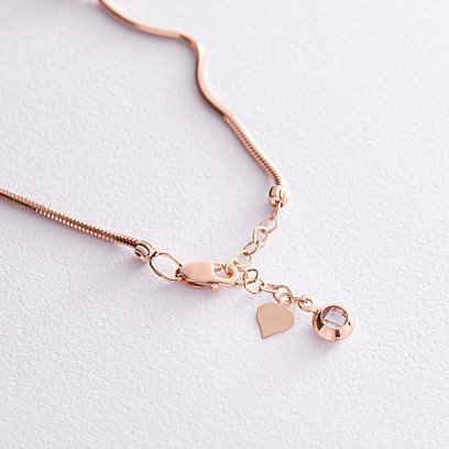 Браслет "Шарики" в красном золоте б05121 №5