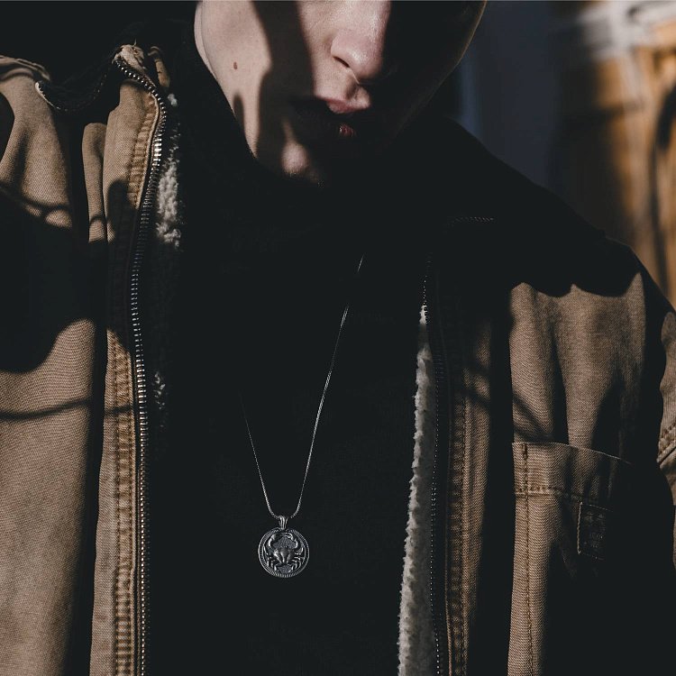 Серебряный кулон "Знак зодиака Рак" 133200рак от ювелирного магазина Оникс - 6