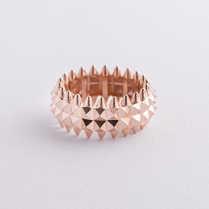 Кольцо "Pauline" в красном золоте к08269 №3