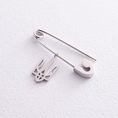 Золотая булавка "Герб Украины - Тризуб" зак00335 №3