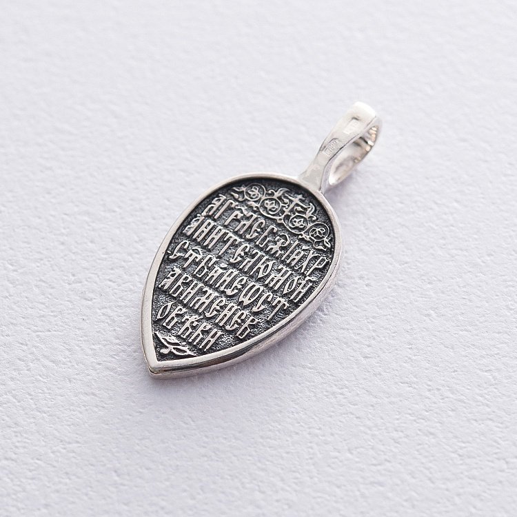 Срібна ладанка "Ангел Хранитель" 132969 від ювелірного магазину Онікс - 4