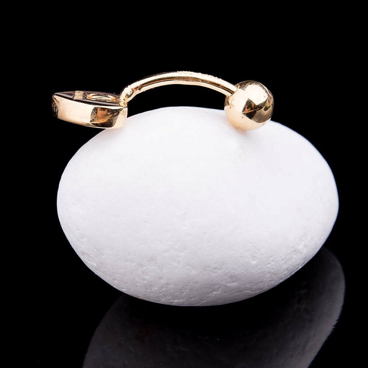 Эксклюзивный золотой пирсинг LGP8474 от ювелирного магазина Оникс - 2