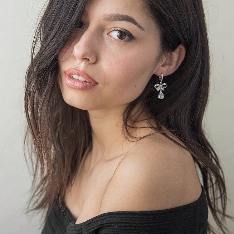 Срібні сережки (фіаніти) 121307 від ювелірного магазину Онікс - 3