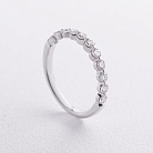 Золотое кольцо с дорожкой бриллиантов кб0687ri от ювелирного магазина Оникс