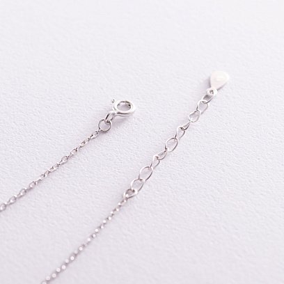 Серебряное колье "Сердце" 18393 №6