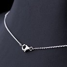 Серебряное колье с фианитами 18504 от ювелирного магазина Оникс - 2