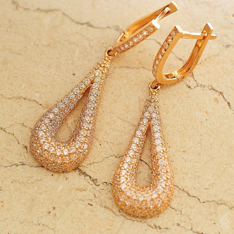 Сережки (фіаніти) с01478 від ювелірного магазину Онікс - 2