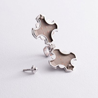 Золотой крест - мощевик 123241100 №4