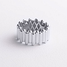 Каблучка "Agnes" у білому золоті к08457 от ювелирного магазина Оникс