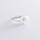 Серебряное кольцо "Полярная звезда" 112291 от ювелирного магазина Оникс