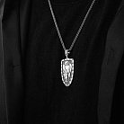 Срібний кулон "Архангел Михаїл моли Бога о нас" 133224 от ювелирного магазина Оникс - 4