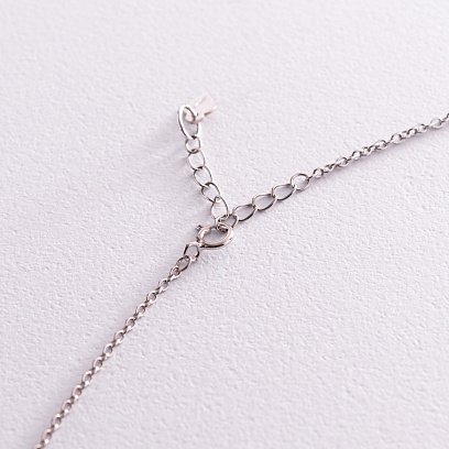 Срібне кольє "Древо життя" з фіанітами 181188 №3