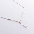 Колье из красного золота "Клевер" (перламутр) кол01664 от ювелирного магазина Оникс - 4