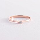Помолвочное золотое кольцо с бриллиантом кб0403z от ювелирного магазина Оникс - 2