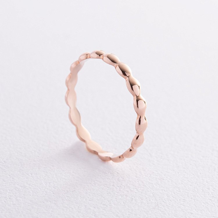 Кольцо "Милли" в красном золоте к07540 от ювелирного магазина Оникс - 3